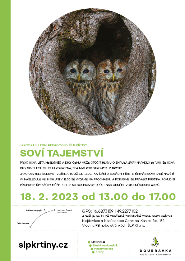 18. 2. 2023 Program lesní pedagogiky na Doubravce